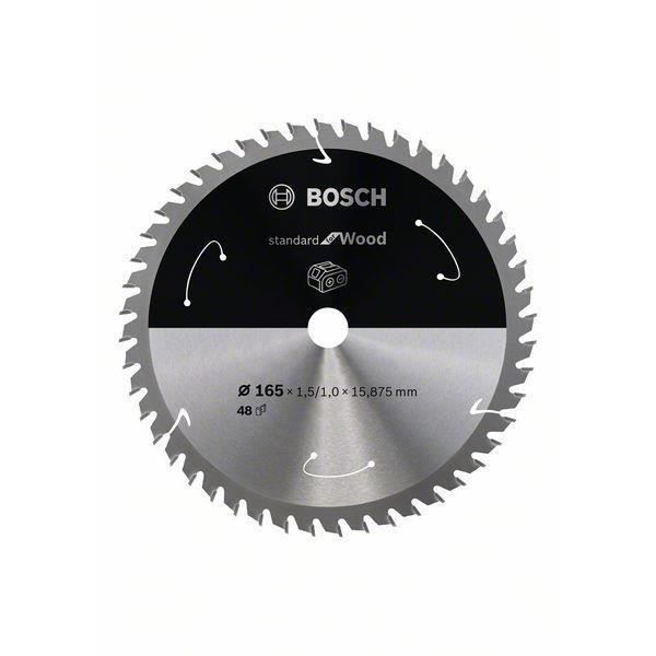 Lame de scie circulaire - BOSCH - Standard for Wood - 165 mm - 48 dents - 1,5 mm d'épaisseur