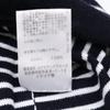 YURI+PARK [Good Condition] 6517-343-0253 Stripe V-neck Knit Sweater/ Tops *There Is No Size Notation. Navy / WhiteUsed