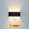 IP65 8W 12W Aluminum LED Wall Lamp Waterproof Outdoor Garden Lights Interior Wall Light for Bedroom Living Room Stairs Lighting