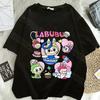 Women Labubu Adult Sweethearts Clothes T Shirts Girl Cartoon Anime Graphic Print Shirt Fashion Tops FeUnisex Birthday Party Gifts