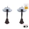 BDP1355-1 2 Pieces Rear Door Hinge Brake Stop Check Strap Limiter for Toyota Hilux MK7 N1 N2 N3 Fortuner MK1 N5 N6 2004-2015 686300K011