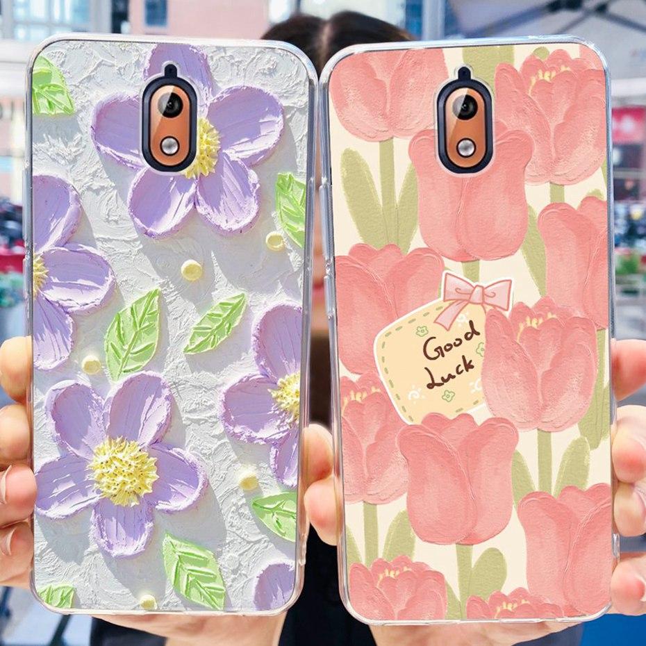 Lovely Printing Case For Nokia 3.1 3 Soft Silicone TPU Back Cover For Nokia3.1 Nokia3 TA-1032 TA-1028 TA-1049 TA-1057 Phone Case