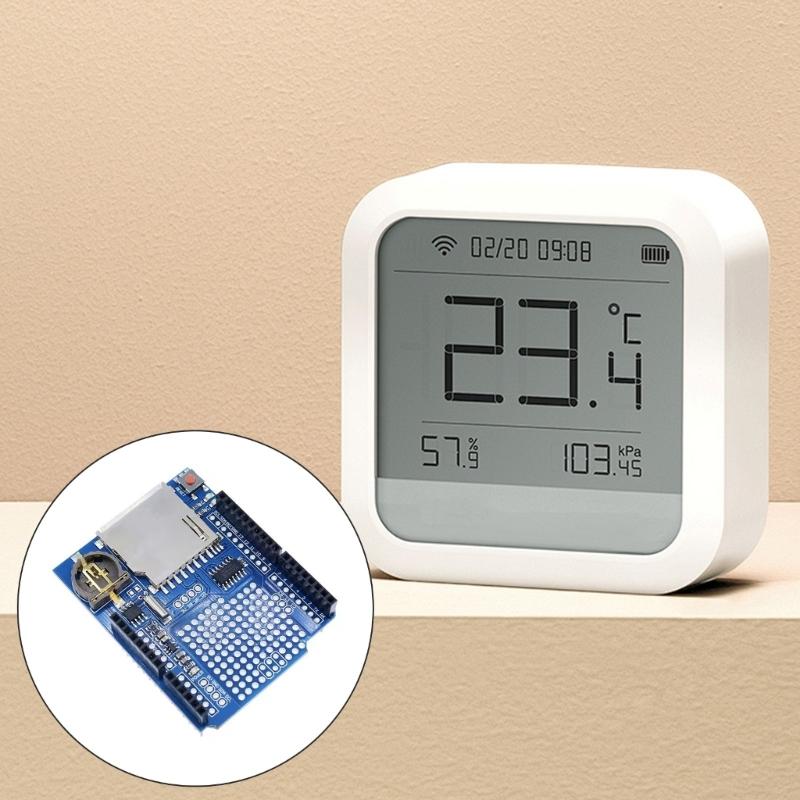 Memory Card Storage Slot Data Logger Module For Board Featuring Builts In Chip And 3.3 V Voltages Regulator