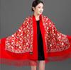 Women Winter Scart Embroidery Scarves Tippet Fashion Shawl Women Shawls Wraps Long Tassel Female Foulard Blanket Wrap Scarf