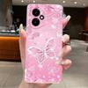For Honor 400 5G Global Case DNY-NX9 Clear Soft TPU Silicone Butterfly Flower Cover For Huawei Honor400 Pro 5G Phone Shell Funda