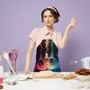 1pc Colorful Paint Splash Apron Artistic Design Kitchen Cooking Bib for Artists