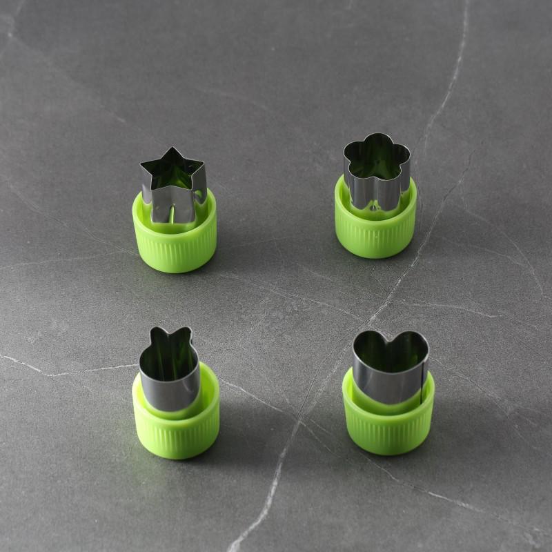 

Детский набор пластиковых ножей для нарезки фруктов и овощей: Идеально подходит для занятий в детском саду и дошкольного образования 4-piece printing die set