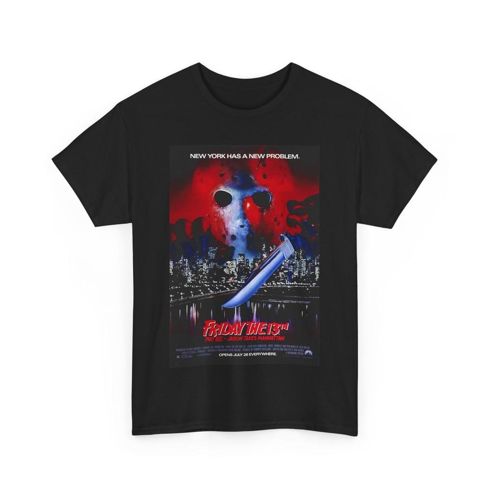 Friday The 13th TShirt Jason Takes Manhattan Shirt Friday The 13th VIII Tee Unisex T-Shirt S