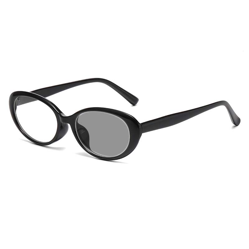 Fashionable Photochromic Myopia Glasses Retro Small Oval Women's INS Style HD Anti Blue Light Minus Diopter Eyeglasses