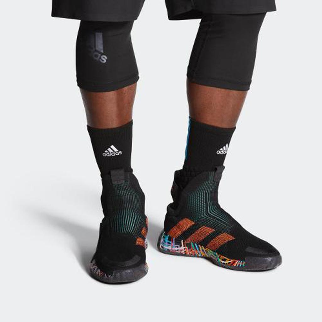 adidas N3xt L3V3L Cushioning Slip Resistant Cushioning Slip Resistant High Top Vintage Basketball Shoes Mens Black BB7803