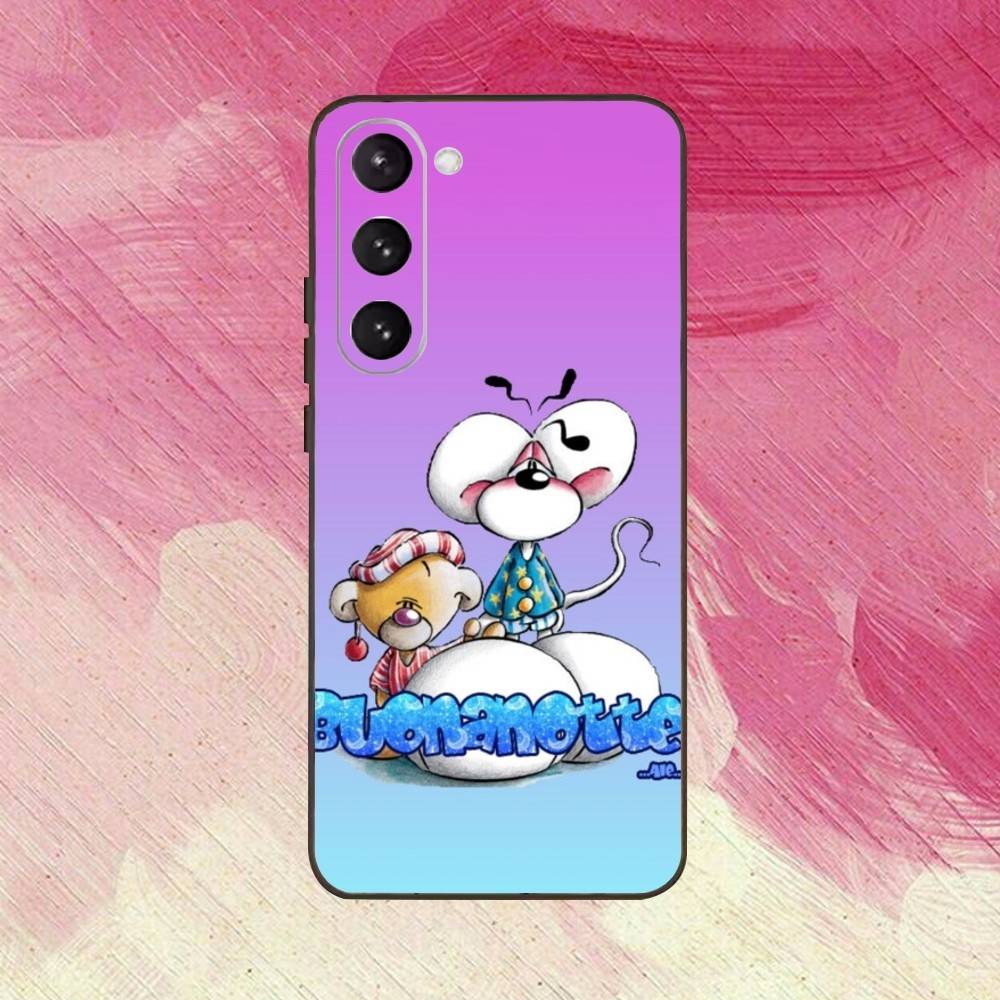 

CUTE D-Diddl R-Rat-DR Phone Case For Samsung Galaxy A73,A72,A71,A70,A53,A52,A51,Others Soft Black Cover Samsung a53 5g