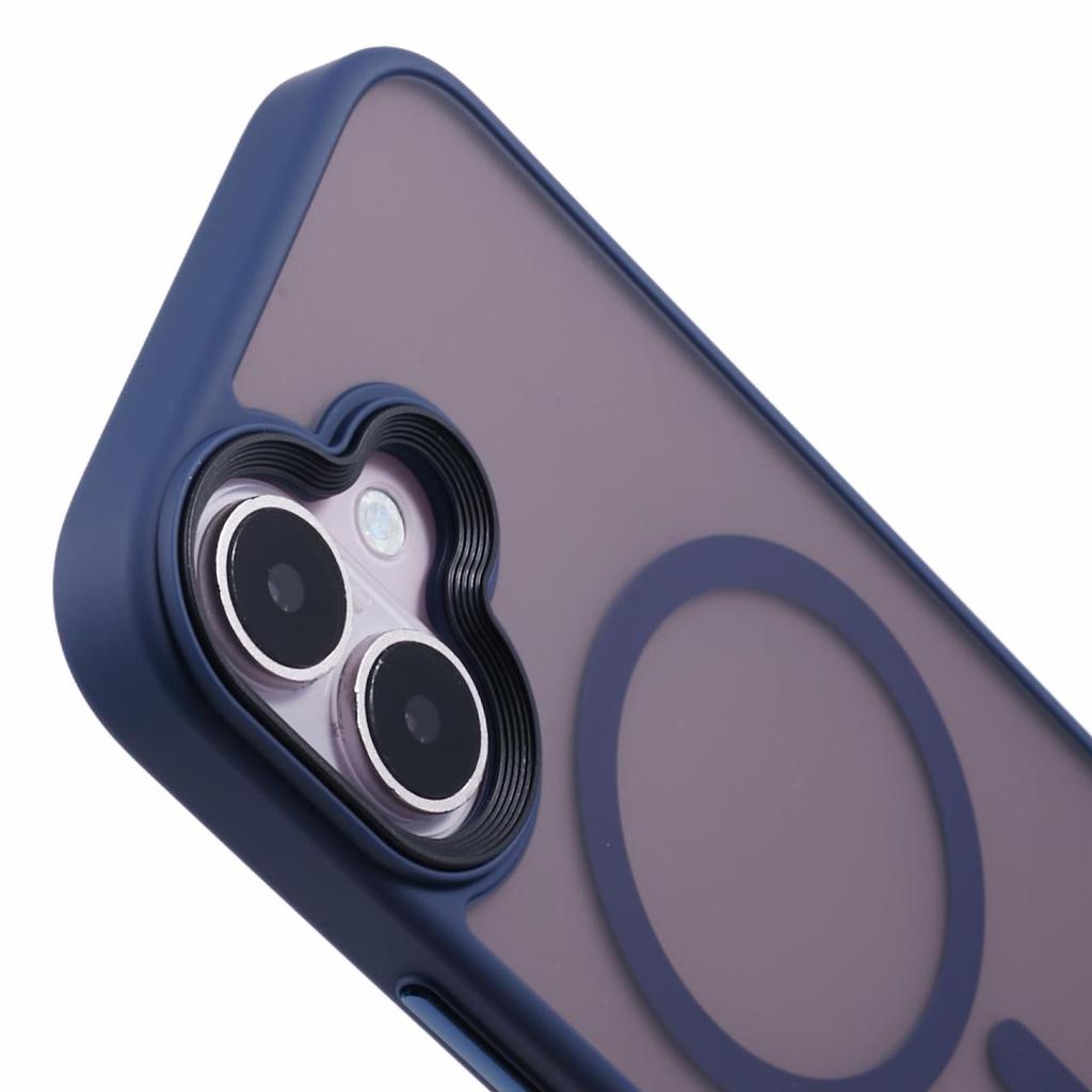 For iPhone 16 Case Compatible with MagSafe TPU+PC Rubberized Finish Phone Cover