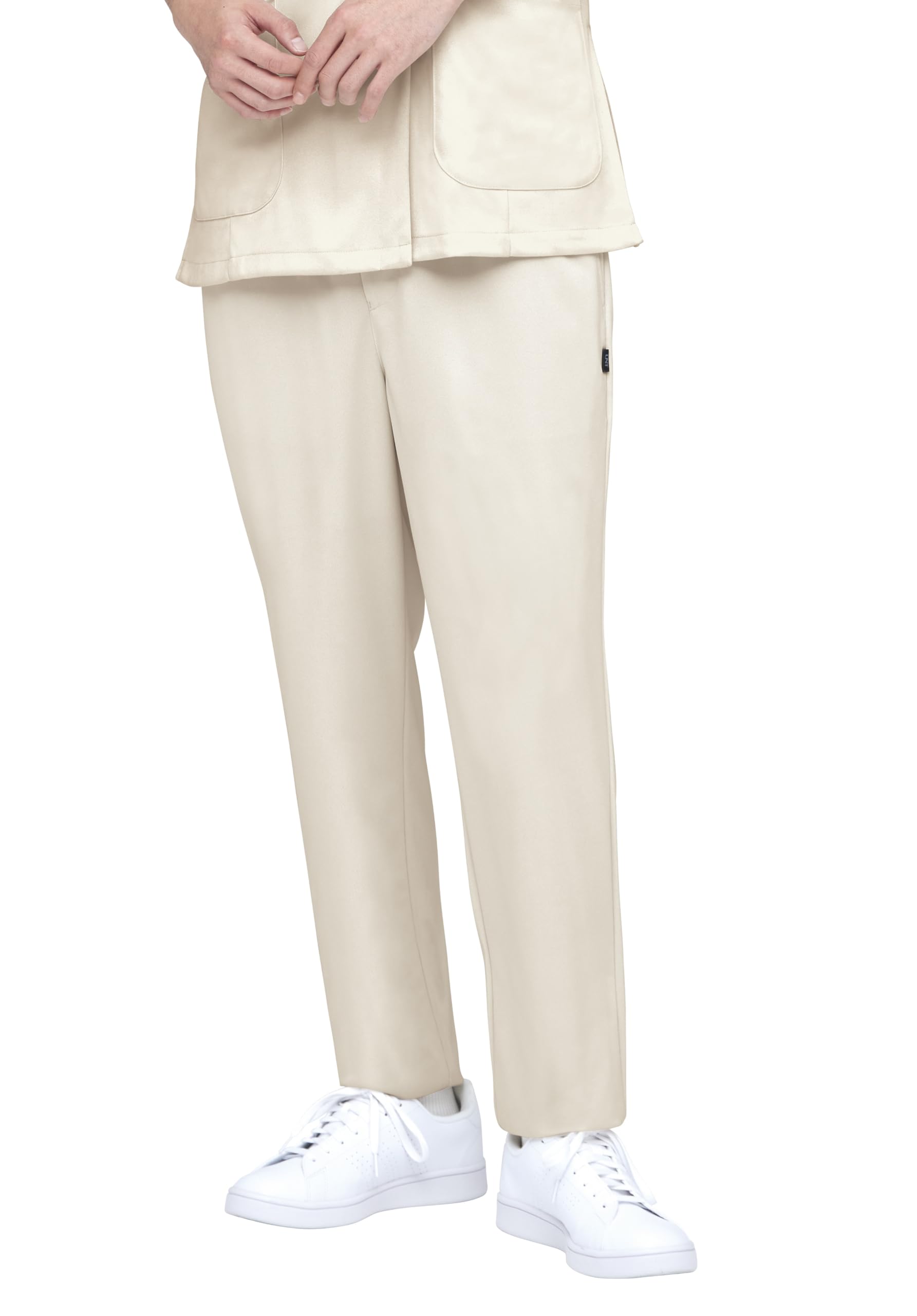 

Medical Scrub Dual Easy to Scrub Pants for Industrial UN0404 Light Beige [UNITE] Pants, Medical, Nursing, Medical, Nurse, Uniform, Unisex, Use, Lined,