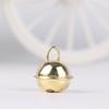100Pcs Christmas Tree Ornaments Mini 1.4x1.4cm Solid Iron Open Jingle Bells Decoration Hanging Pendant for DIY Gift Packaging