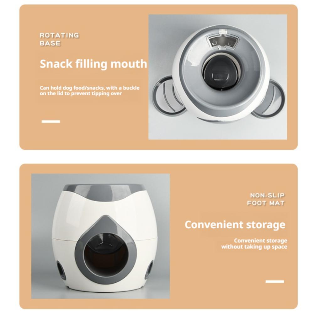 Interactive Pet Ball Launcher Toy Dog Tennis Food Reward Machine Thrower Slow Feeder for Cats Kitten Puppy Interactive Tennis