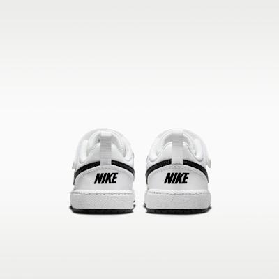 Nike Court Borough Low Recraft White Black Swoosh (TD)