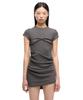Girls Girls Unbal Mini Dress - Charcoal
