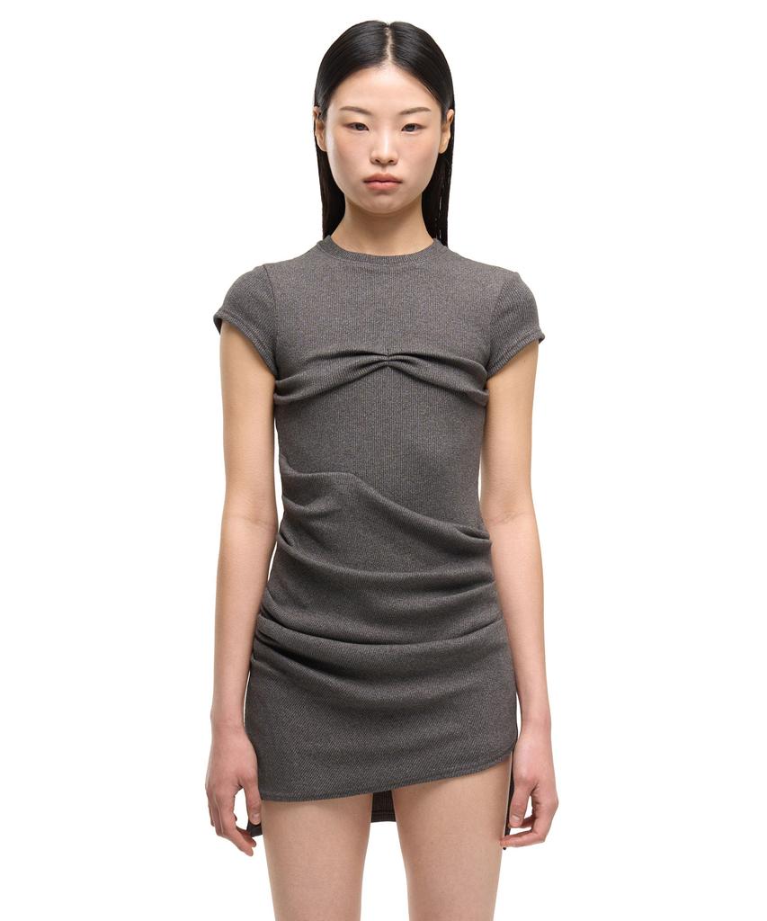 Girls Girls Unbal Mini Dress - Charcoal