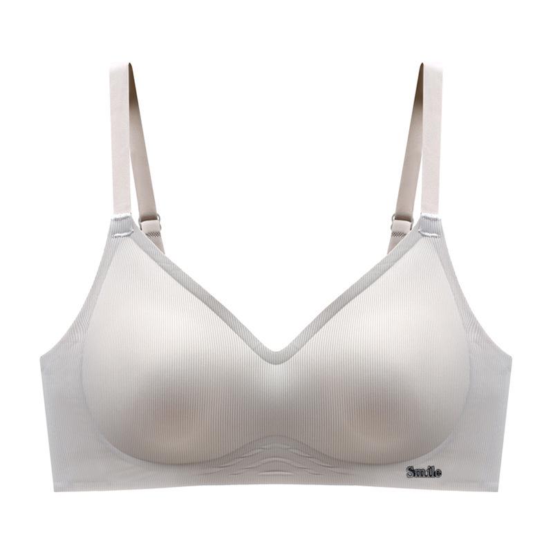 B78 Original Soft Support Seamless Jelly Strips Wire-free Anti-Sagging Latex Bra for Small Busts