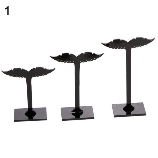 3Pcs Crotch Earring Ear Studs Jewelry Rack Display Stand Storage Hanger Holder