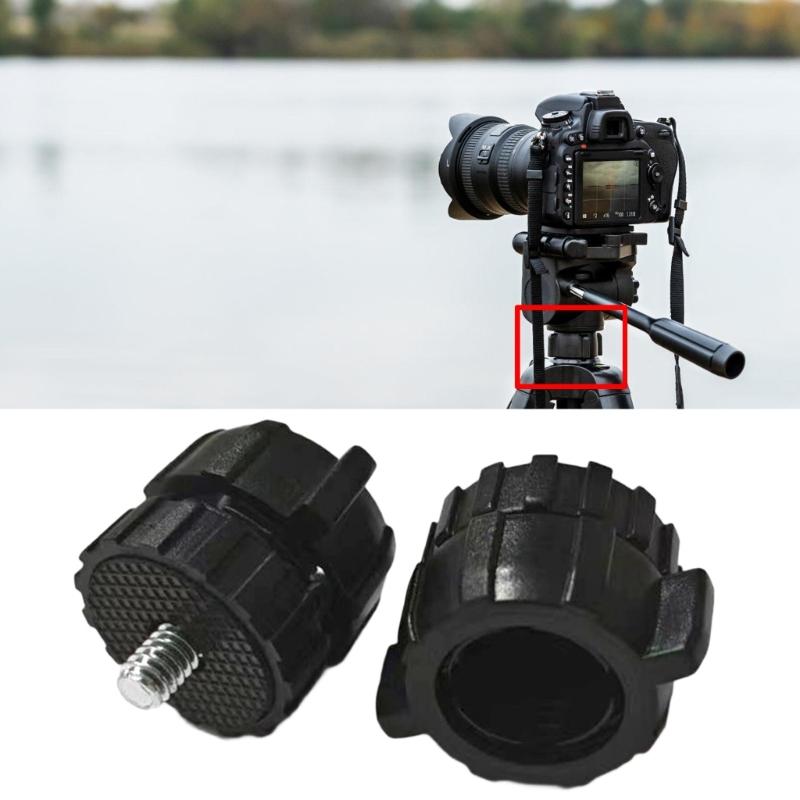 Easy Installation Ball Head Adapters for Cameras 17mm to 1/4 Thread Mount For Multiple Brands Construction