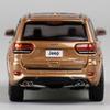1:64 Jeeps Grand Cherokee SUV Alloy Car Model Diecast Metal Off-road Vehicles Car Model Miniature Scale Simulation Kids Toy Gift