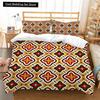 Bohemian Floral King Queen Duvet Cover Boho Mandala Cashew Flowers Bedding Set Exotic Tribe Style 2/3pcs Polyester Quilt Cover