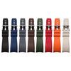 Bracelet en Caoutchouc Fluoro 19mm 20mm 21mm 22mm pour Xiaomi huawei Samsung Swatch MoonSwatch Universel FKM Libération Rapide Bracelet de Montre de Plongée pour Seiko