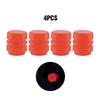 Car Pink Red Luminous Tire Valve Cap Motorcycle Bike Wheel Hub Glowing Valve Cover Tire Decoration Auto Styling Tyre Accessories Stem Caps1