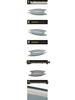 Rain Guards Trim for 2005-2016 Buick Regal: 3D Stainless Steel Weather Deflector Strips