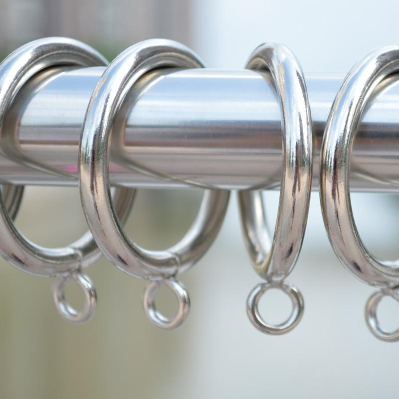 Modern Minimalist Metal Curtain Rings With Hanging Hooks For Home Decor And Window Treatment