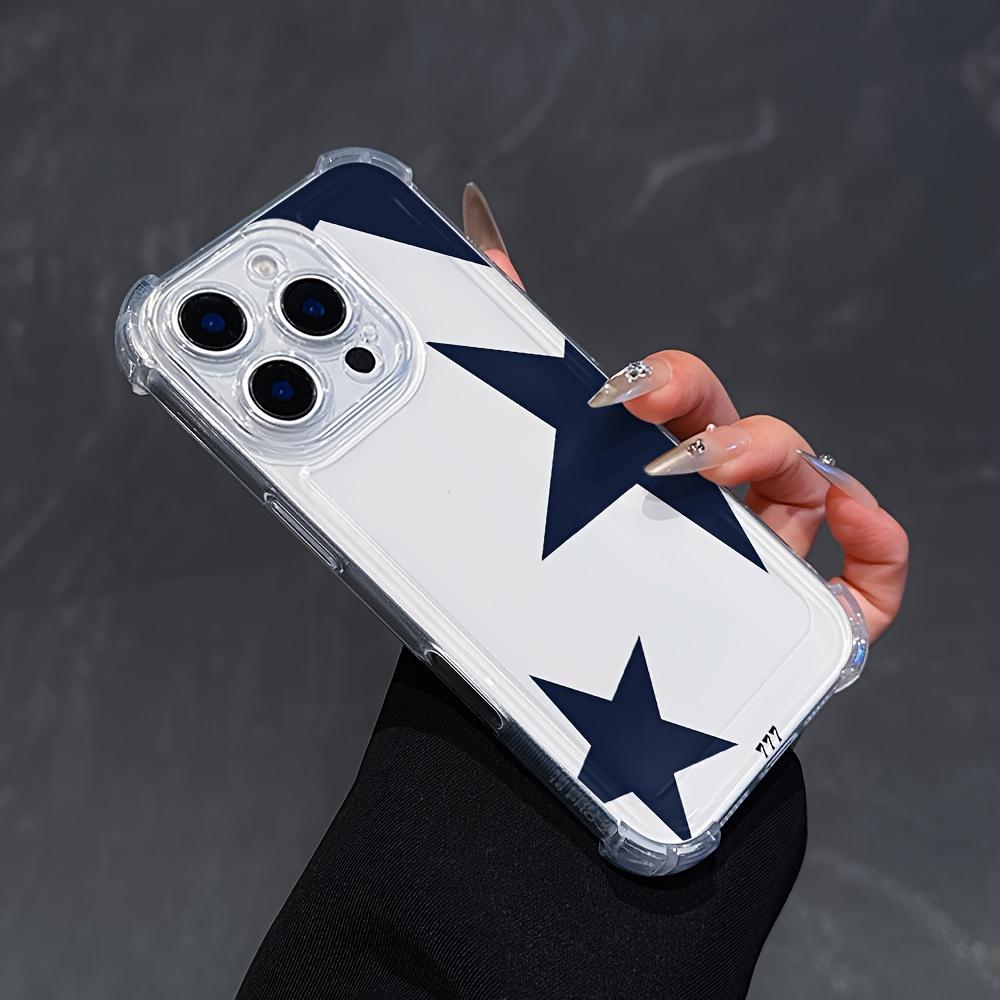 Creative star pattern phone case suitable for iPhone 17 16 15 14 13 12 11 Pro/Max/Plus anti drop and shockproof back cover