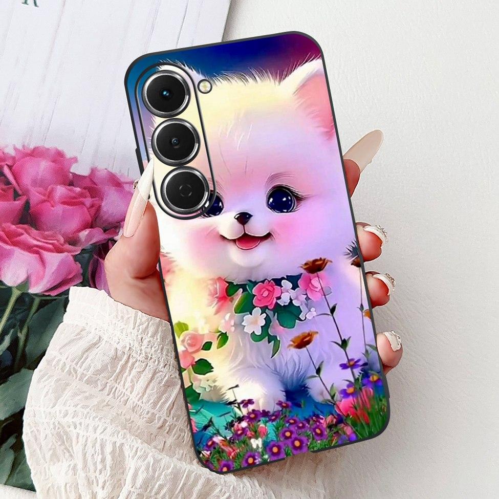 Casing For Tecno Spark 40Pro KM6 Cover For Techno Spark 40 Pro Case Silicone Luxury Butterfly Love Fashion Flowers Cool Painted
