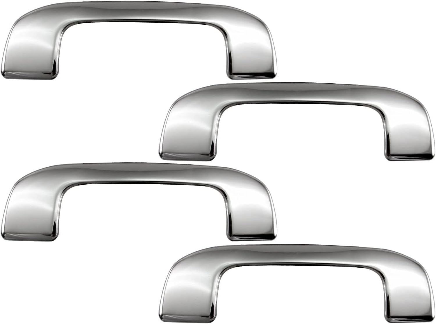 

BRIGHTZ Finish Stainless Steel Plated Assist Grip Covers for Toyota Camry Ultra-Mirror (4-Piece Set) AXVH70/AXVH75 (INT-GRIP-017-4PC)