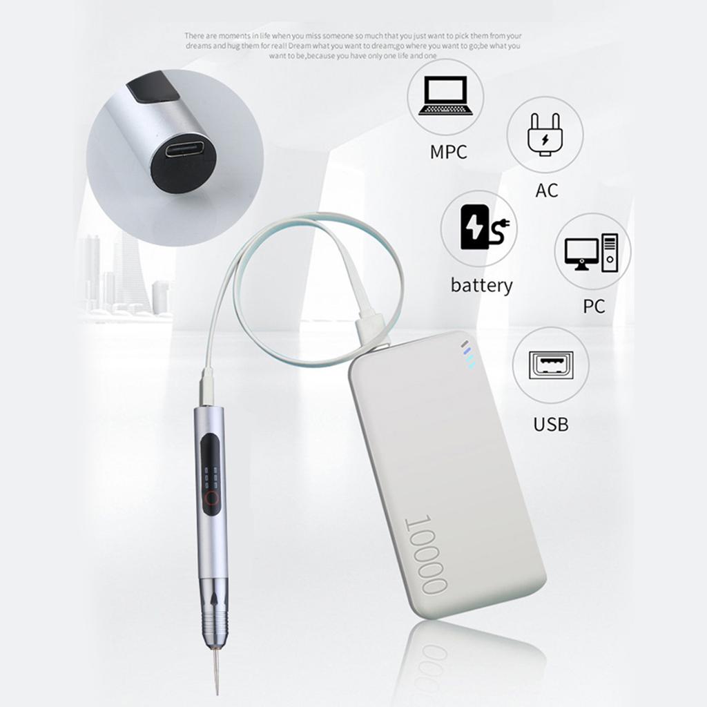USB Cordless Rotary Tool Woodworking Engraving Pen DIY For Jewelry Metal Glass Mini Wireless Drill Tool 3 Speeds