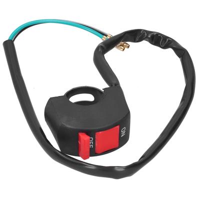 Interruttore luce manubrio moto pulsante ON OFF impermeabile per ATV UTV scooter 78 pollici