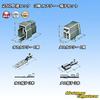 Sumitomo Wiring Systems 250 Type Reverse Lock Non-waterproof 3-pole Coupler/terminal