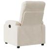 VidaXL Fauteuil Inclinable, Chaise de Relaxation, Siège avec Accoudoirs et Dossier, Fauteuil TV de Salon, Moderne, Beige 373454