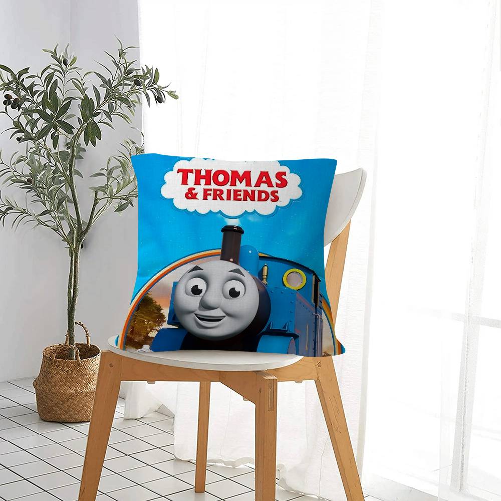 Cartoon Thomas The Train Square pillow cover sofa cushion cover home room decoration children gift