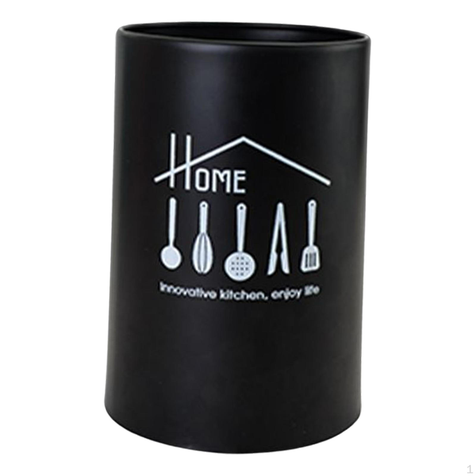 

Держатель для палочек для еды, кухонная столешница, декор, подставка для посуды, подставка для ложки A-Black