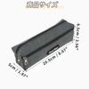 GLIDESMOOTH Pencil Slim Pen Large Solid Stationery Storage Office High School Gray Case, Bag, Capacity, Color, Bag, Supplies, Students, Men's,
