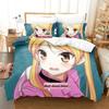 Bakuon!! Bedding Set Single Twin Full Queen King Size Bed Set Adult Kid Bedroom Duvetcover Sets 3D Print Anime Bed Sheet Set