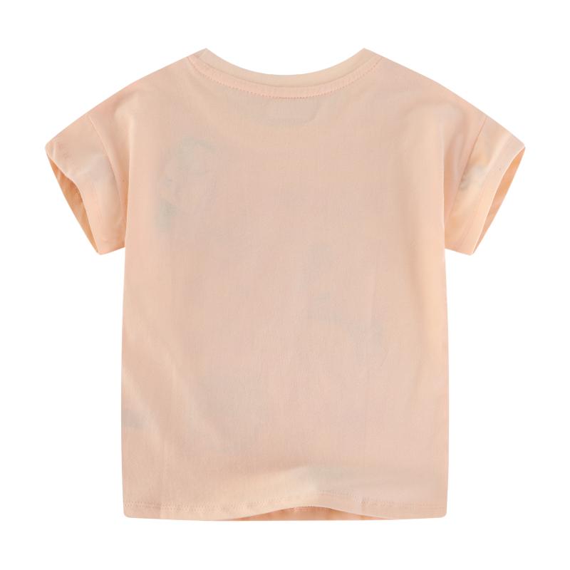 Little Maven 2025 New Summer Kids Clothes Korean Children's Clothes Children's Clothing T-shirts Cartoon Bread Baby Girls
