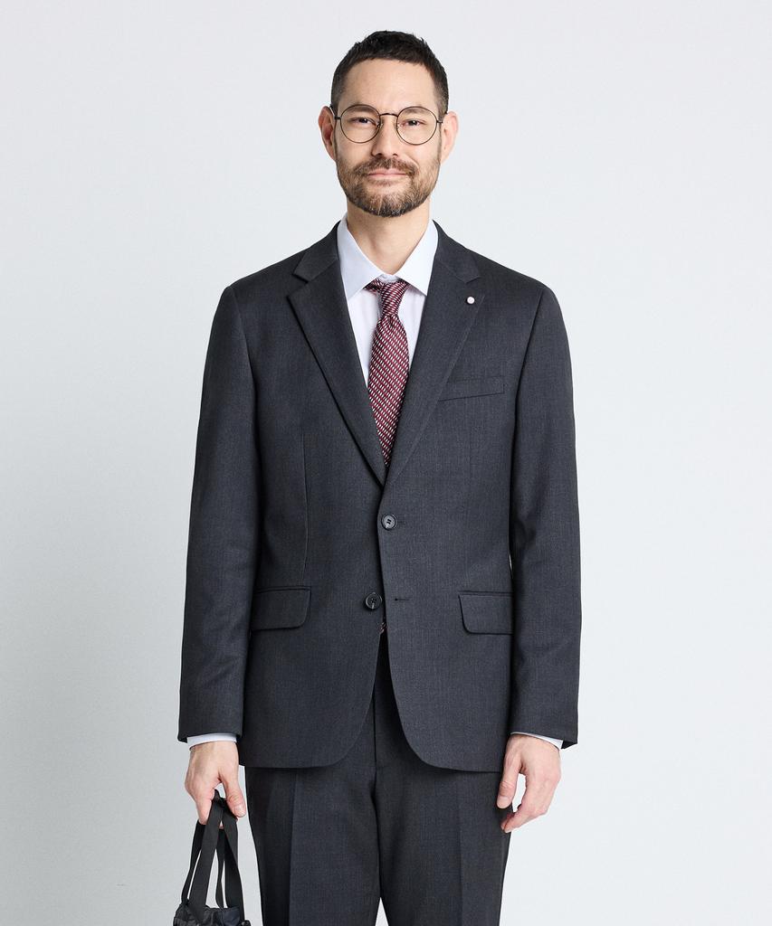 Stco Wool Four-Way Stretch Essential Suit Jacket Grey (Slim Fit)_Ssjuz13Ssg