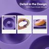 Non-Stick Surface Silicone Donut Pan Food-Grade Silicone Ring Cake Mold Baking Tray  Oven Baking