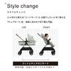 Pigeon EPA Double-Facing Stroller, 180-Degree Fully Flat for Bed-Like Sleeping, Black, Switchable to Chair Mode