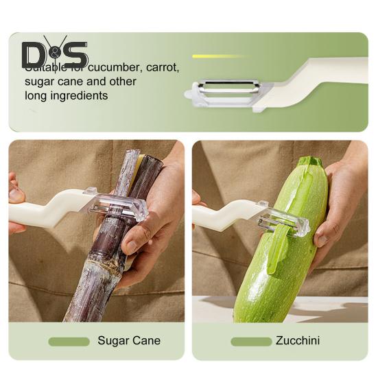 Vegetable Peeler 2 In 1 Rotary Peeler for Potato Carrot Fruit Non-Slip Grip Cabbage Peeler Tool Kitchen Gadget