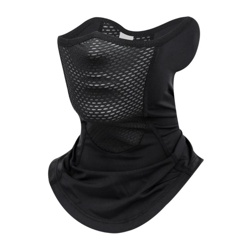 Outdoor Cycling Headwear Neck Gaiter Snood Ice Silk Tube Scarf Headbands Breathable Bandanas Face Mask