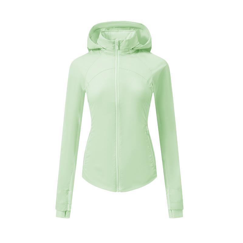 

Популярная женская ультралегкая куртка для йоги с защитой от солнца XS (Size 0)