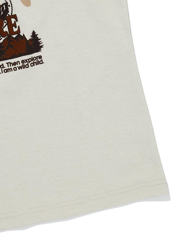 BBC EARTH W Big Nature Short Sleeve Round Neck_Beige
